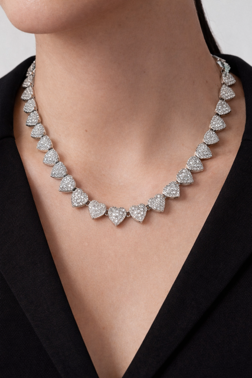 Collar Corazones Bold