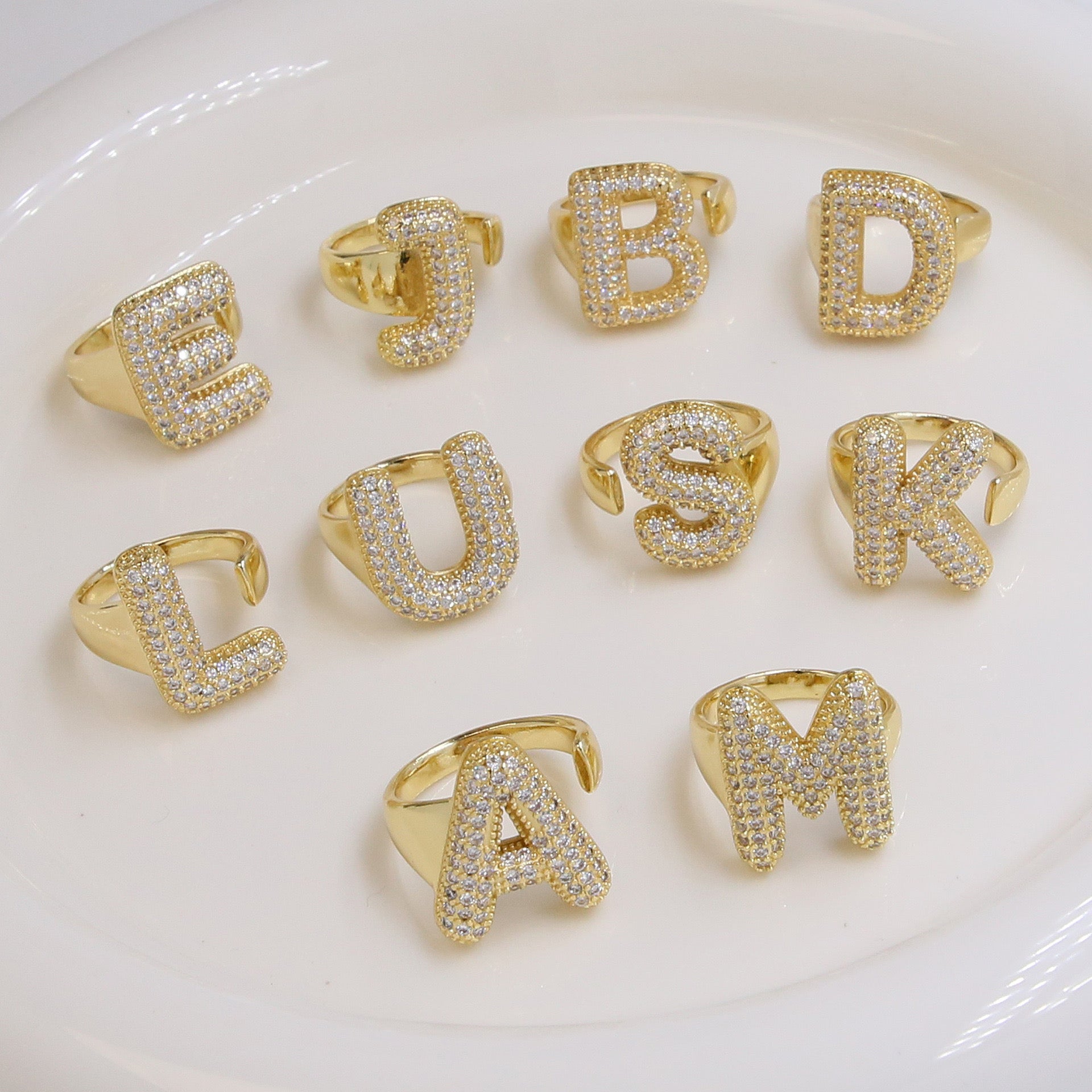 Anillo inicial circonia